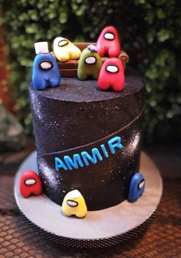 Torta artesanal con temática infantil de un piso - Ammir